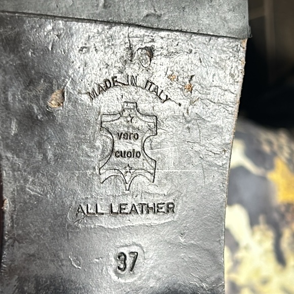 Roberto Ronaldi Leather Camo Print Lace Up combat military style boots Size 6.5 - Picture 4 of 16